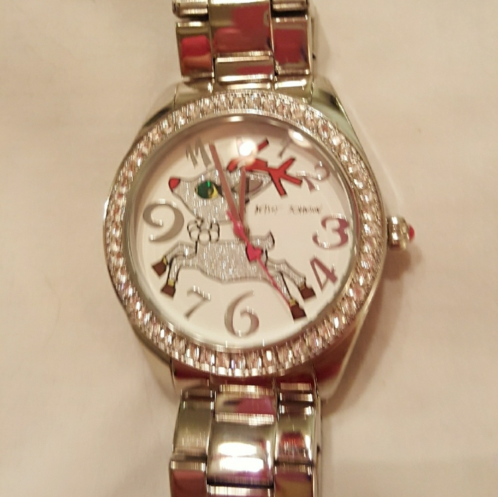 Betsy Johnson reindeer watch